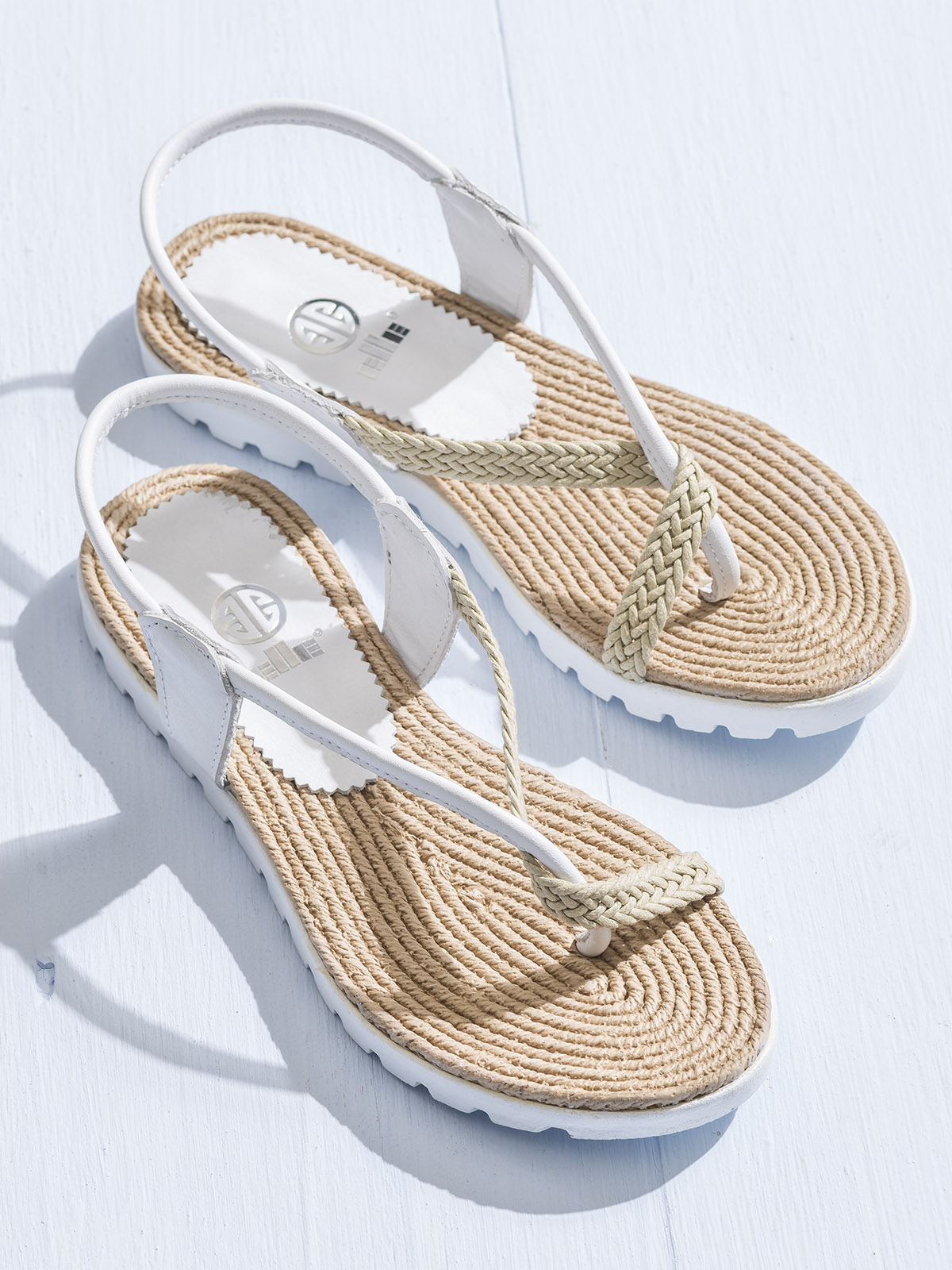 Beyaz Hakiki Deri Kadın Sandalet Satın Al! JONAA-02 Fiyatı | Elle Shoes