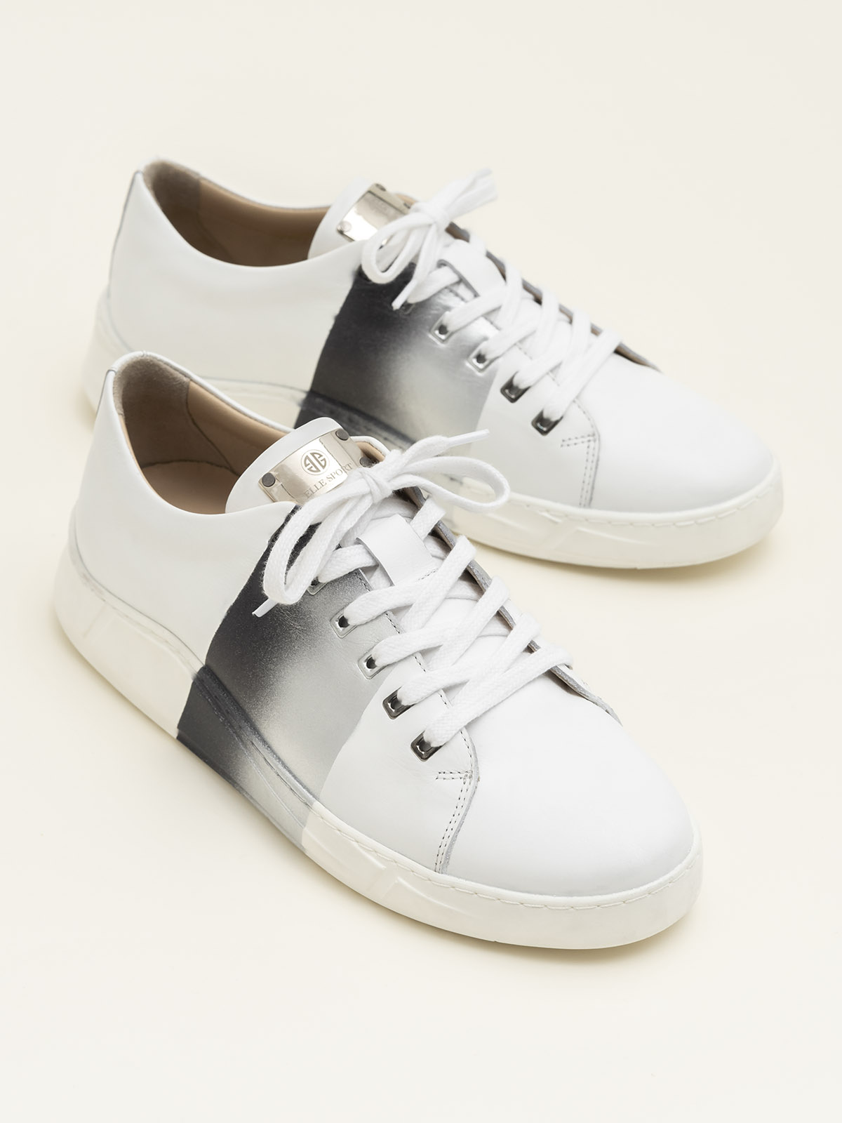 Beyaz Hakiki Deri Erkek Spor Ayakkabı Satın Al! KEYUPS-02 Fiyatı | Elle  Shoes