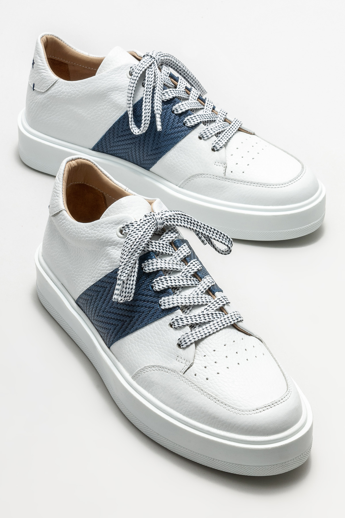 Mavi Deri Erkek Spor Ayakkabı Satın Al! BARNABE-07 Fiyatı | Elle Shoes