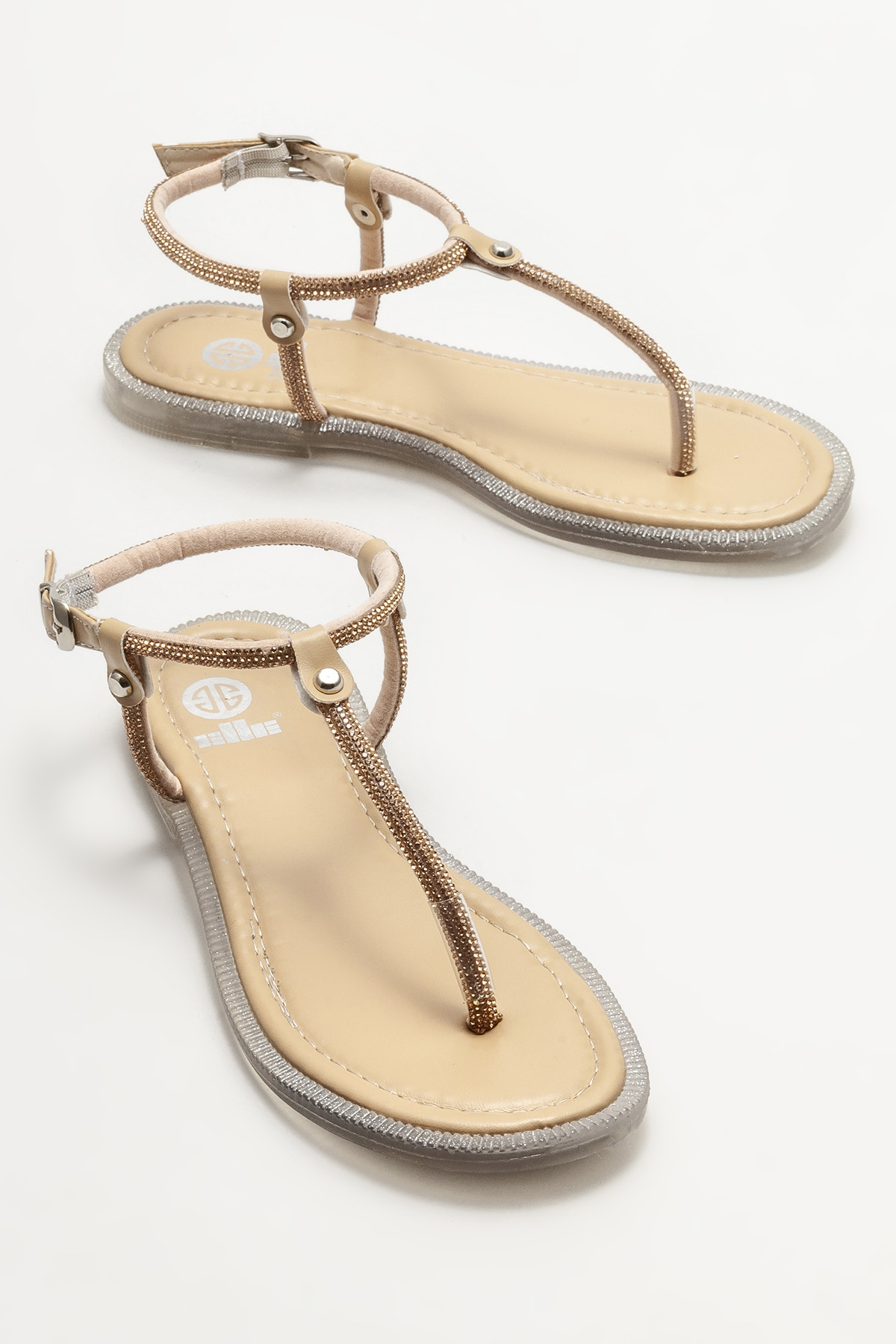Naturel Kadın Parmakarası Sandalet Satın Al! MEINES-231 Fiyatı | Elle Shoes