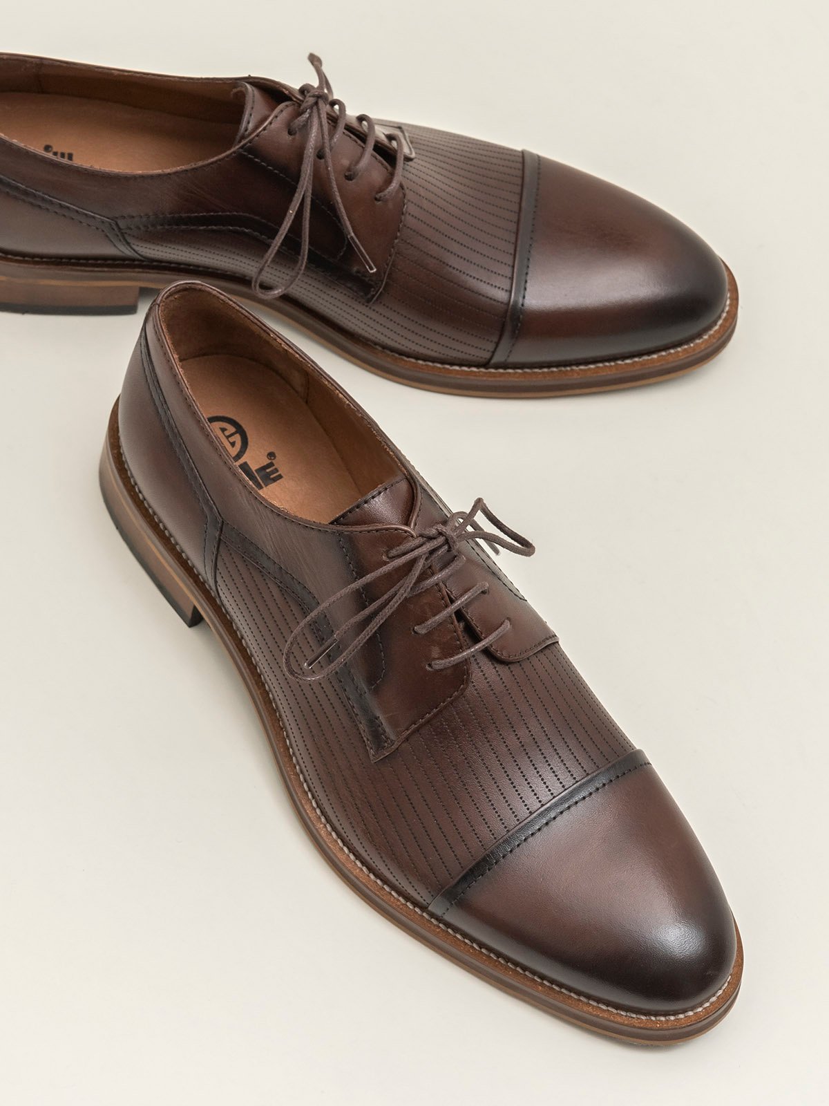 Kahve Hakiki Deri Erkek Klasik Ayakkabı Satın Al! RODNEY-18 Fiyatı | Elle  Shoes