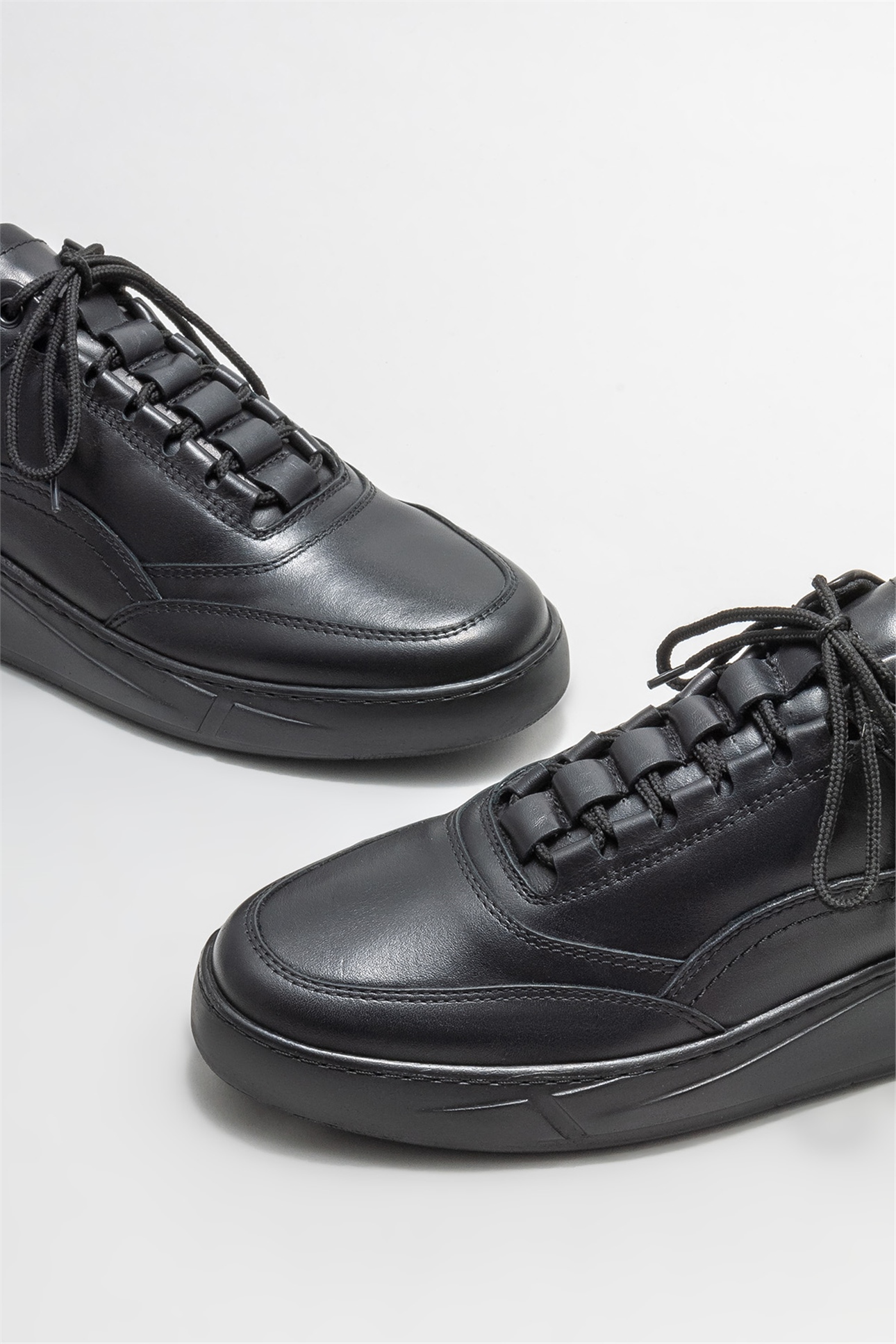 Siyah Deri Erkek Günlük Ayakkabı Satın Al! URIEL-01 Fiyatı | Elle Shoes