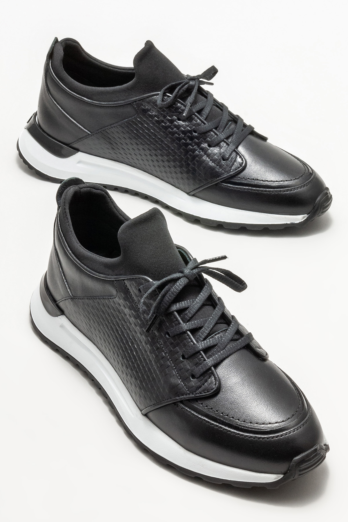 Siyah Deri Erkek Spor Ayakkabı Satın Al! DAVY-01 Fiyatı | Elle Shoes