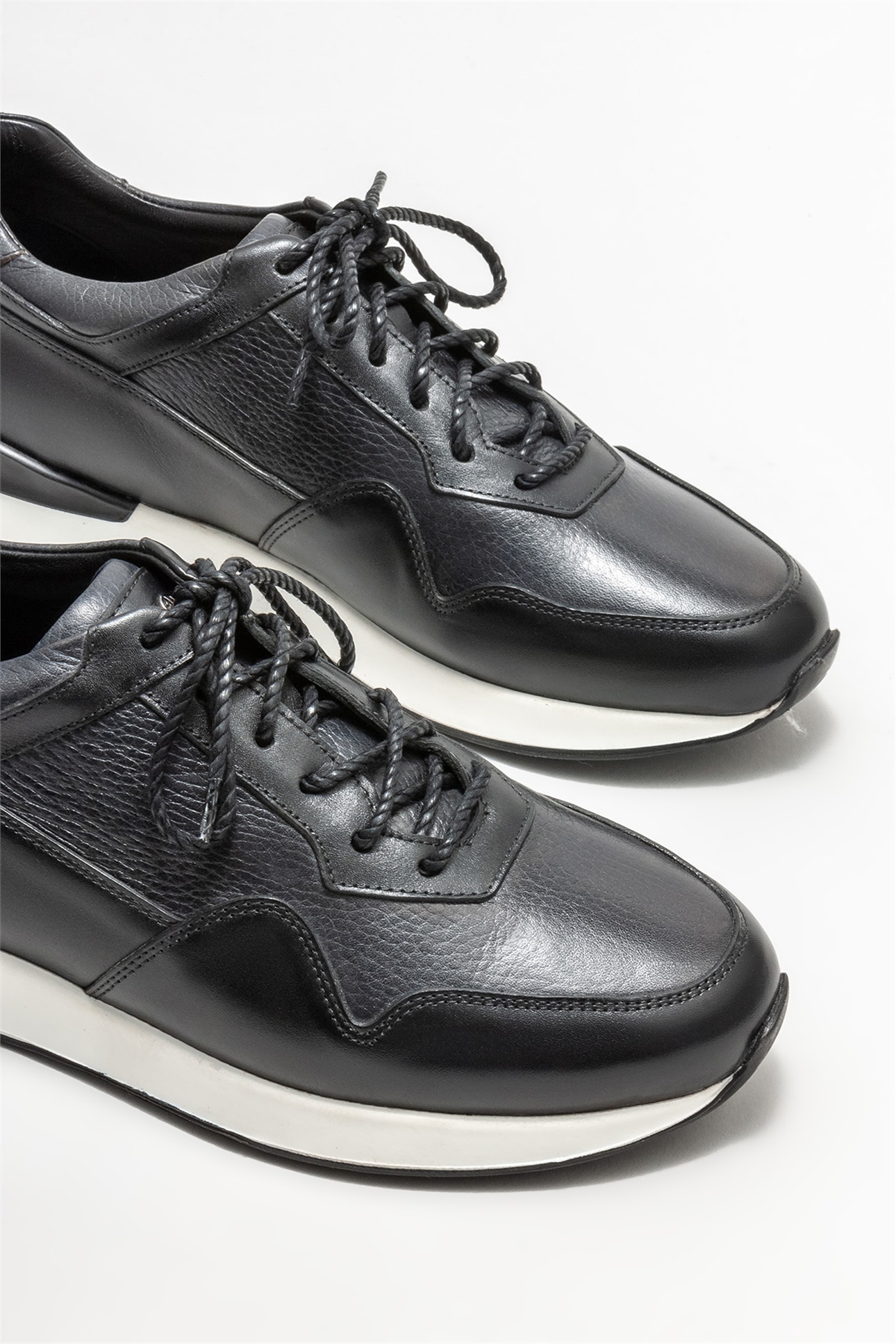 Siyah Deri Erkek Spor Ayakkabı Satın Al! QUBISH-01 Fiyatı | Elle Shoes