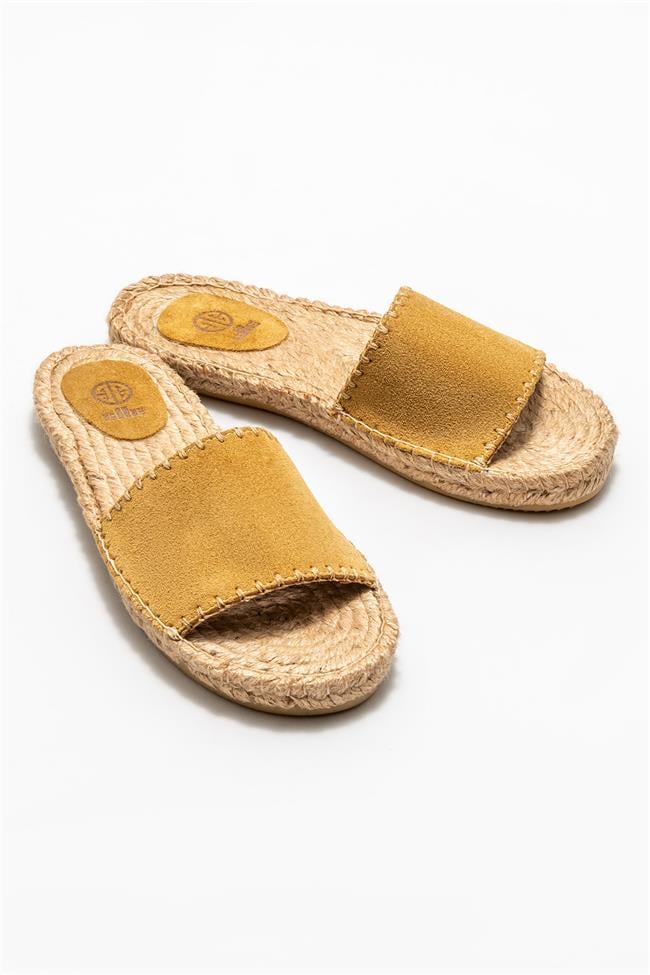 Camel Deri Kadın Espadril