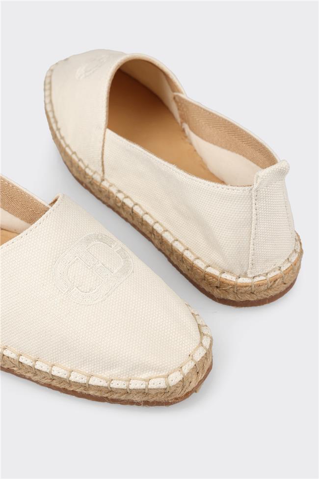 Ekru Kadın Espadril