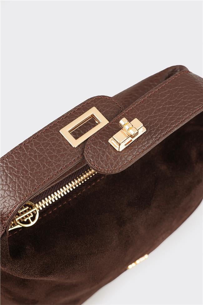 Kahve Kadın Küçük El Çantası