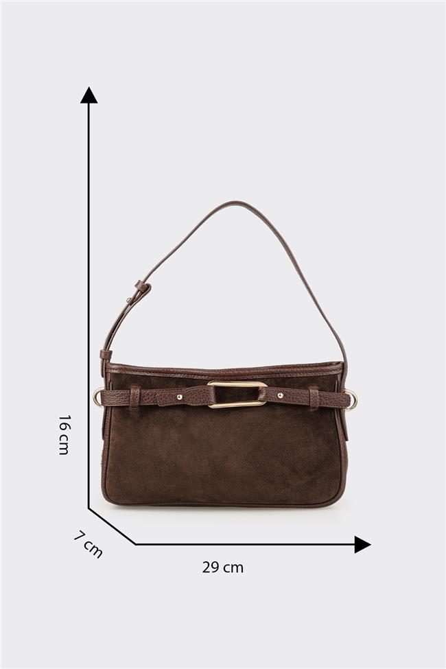 Kahve Kadın Küçük Omuz Çantası