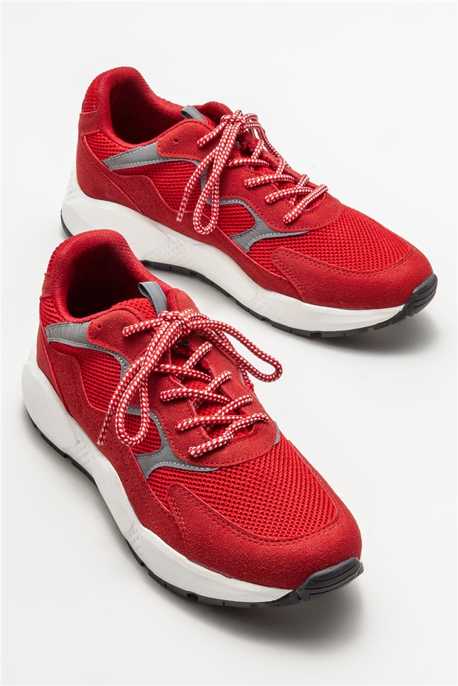 Kırmızı Erkek Spor Ayakkabı