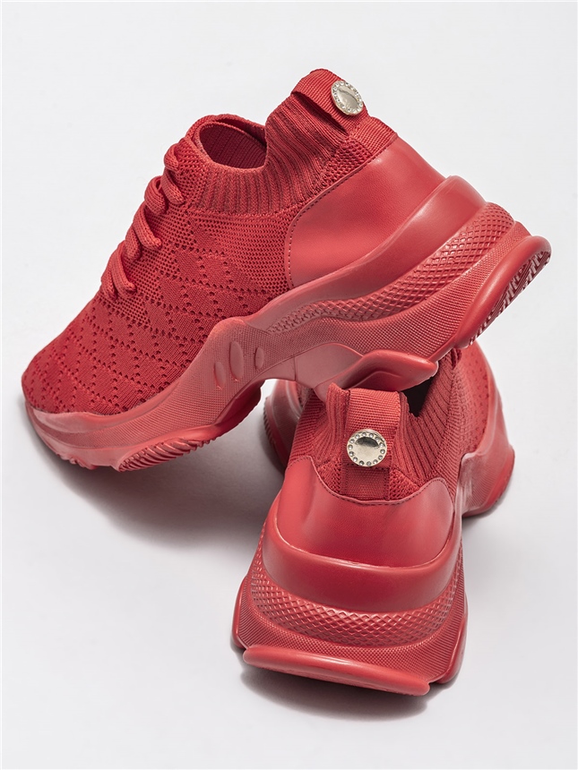 Kırmızı Kadın Spor Ayakkabı
