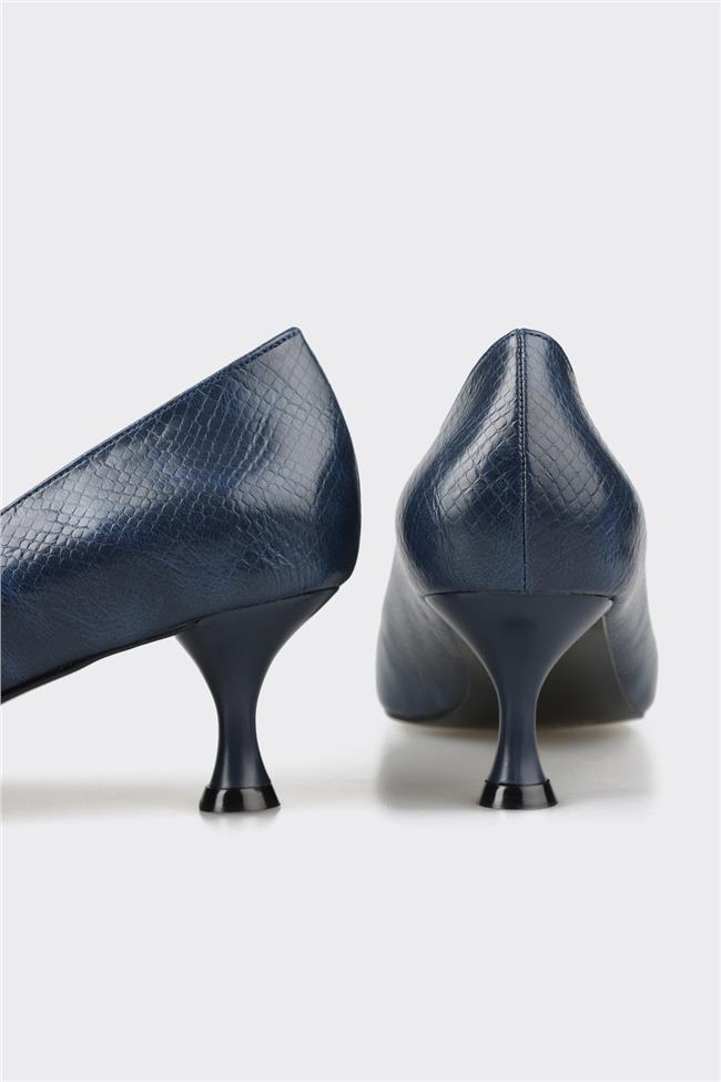 Lacivert Kadın Stiletto