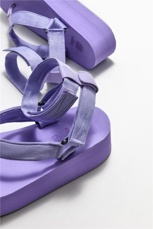 Lila Kadın Spor Sandalet