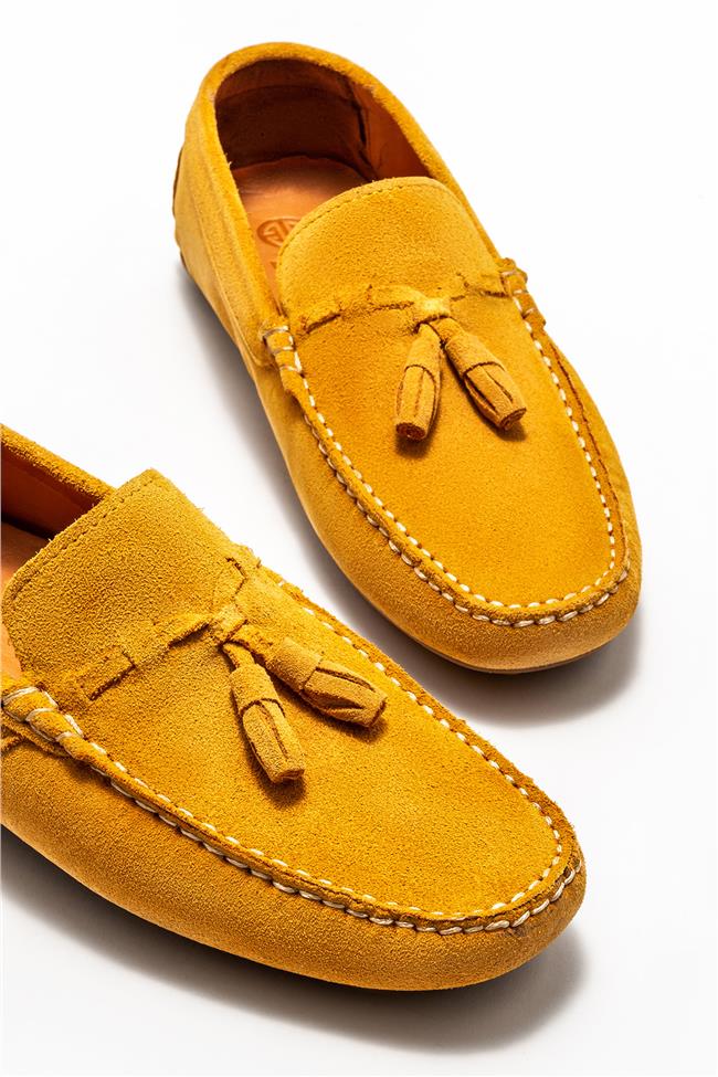 Sarı Deri Erkek Günlük Ayakkabı