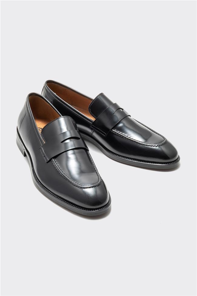 Siyah Deri Klasik Erkek Ayakkabı