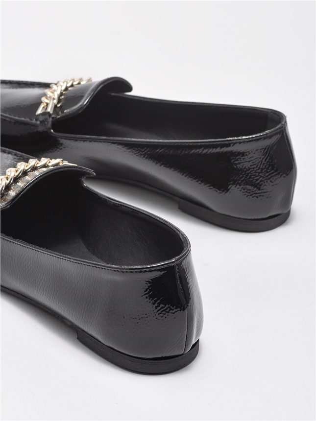 Siyah Kadın Düz Ayakkabı