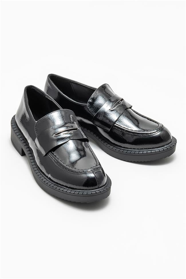 Siyah Kadın Günlük Loafer