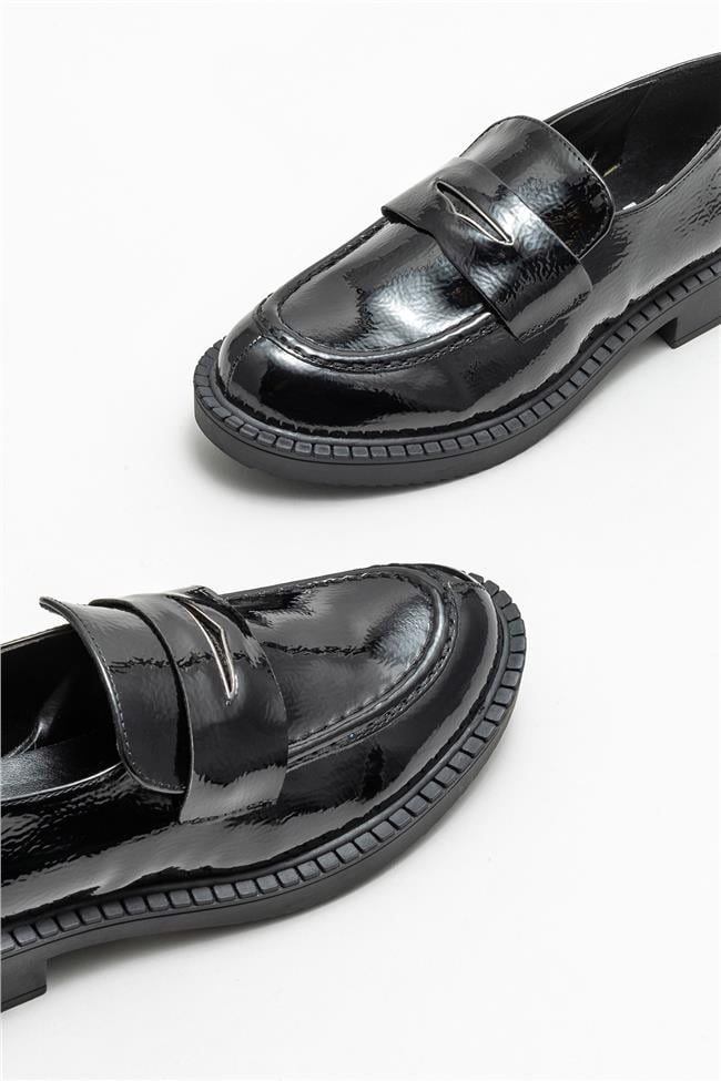 Siyah Kadın Günlük Loafer