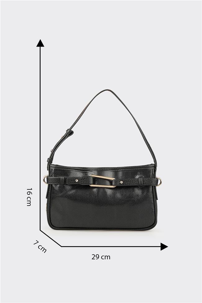 Siyah Kadın Küçük Omuz Çantası