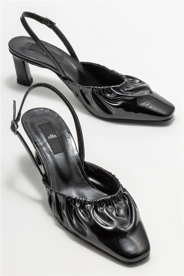 Siyah Kadın Topuklu Ayakkabı