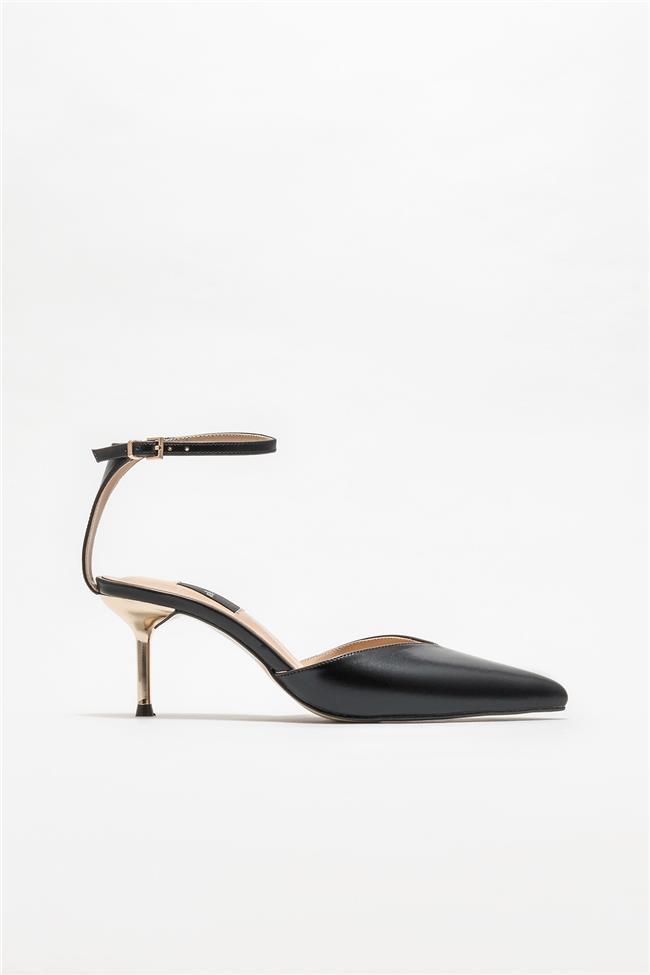 Siyah Kadın Topuklu Ayakkabı