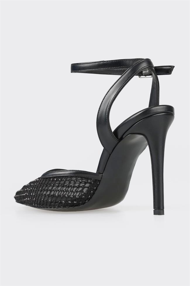 Siyah Kadın Yüksek Topuk Ayakkabı