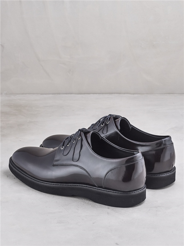 Camren Hakiki Deri Erkek Klasik Ayakkabı BORDO