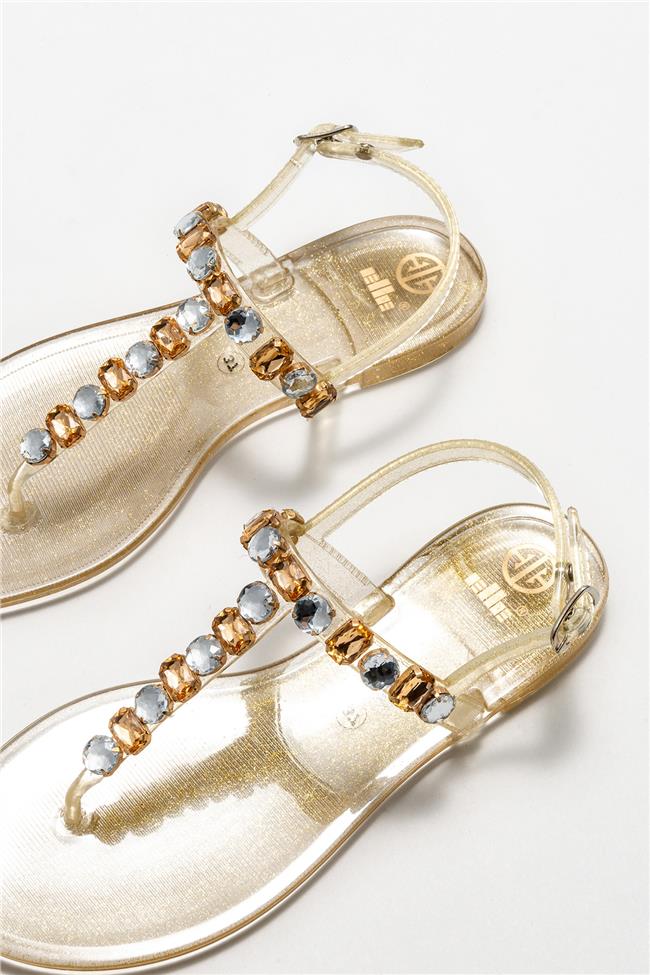 Gold Kadın Parmak Arası Sandalet