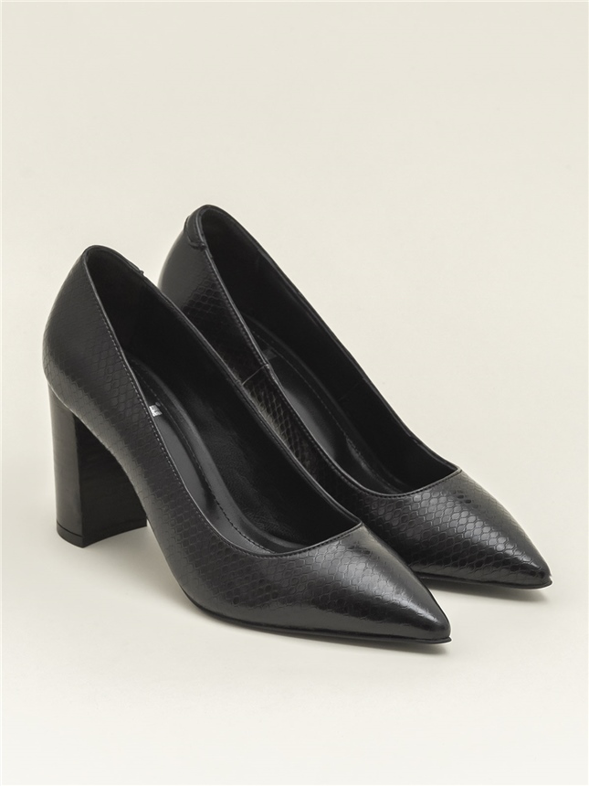 Kadın Topuklu Ayakkabi Siyah