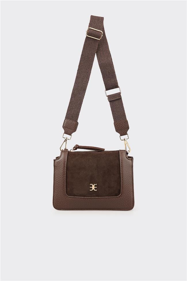 Kahve Kadın Çapraz Çanta
