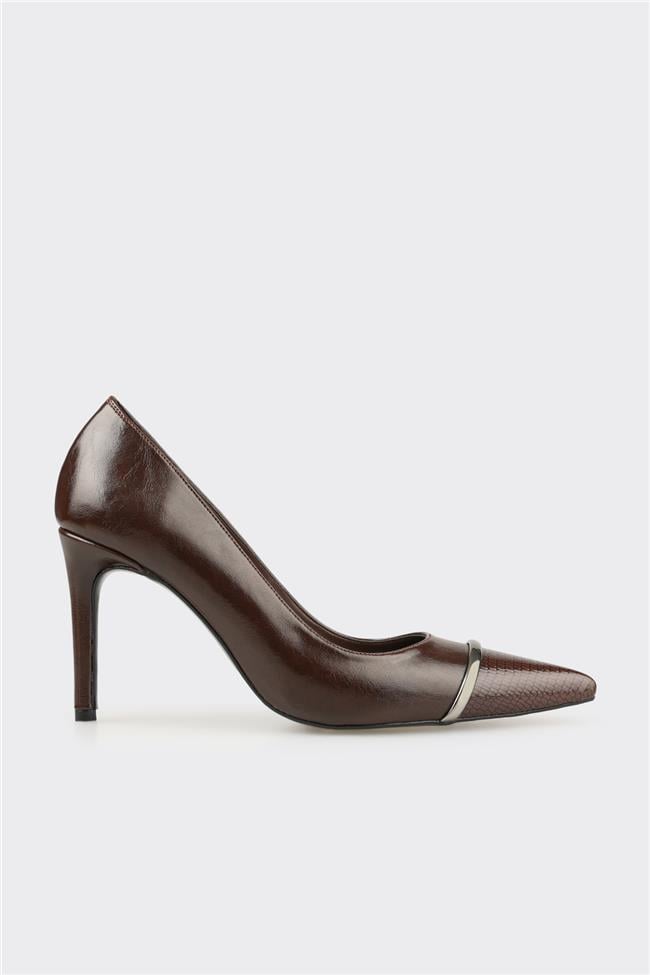 Kahve Kadın Stiletto