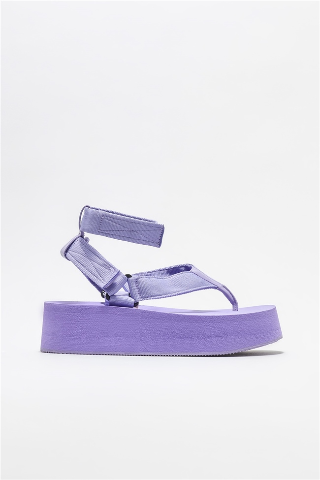 Lila Kadın Spor Sandalet