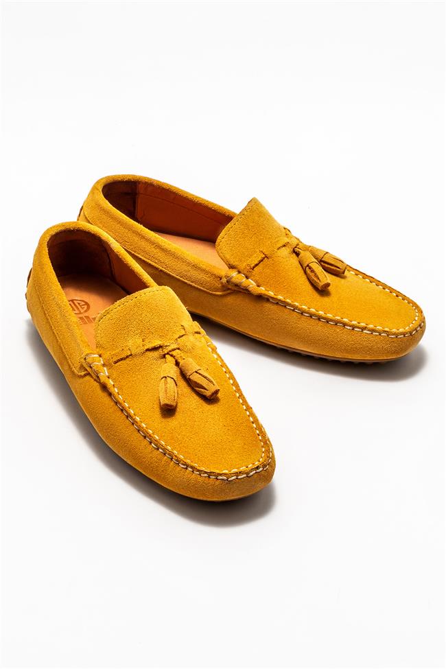Sarı Deri Erkek Günlük Ayakkabı