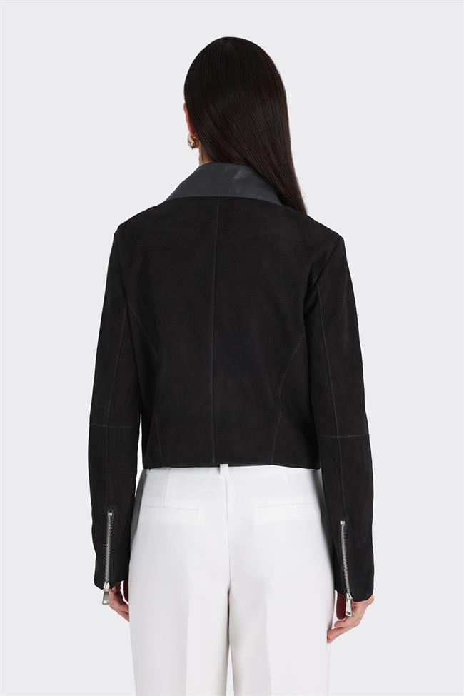 Siyah Deri Kadın Ceket
            
                (COPPEL-01)_1