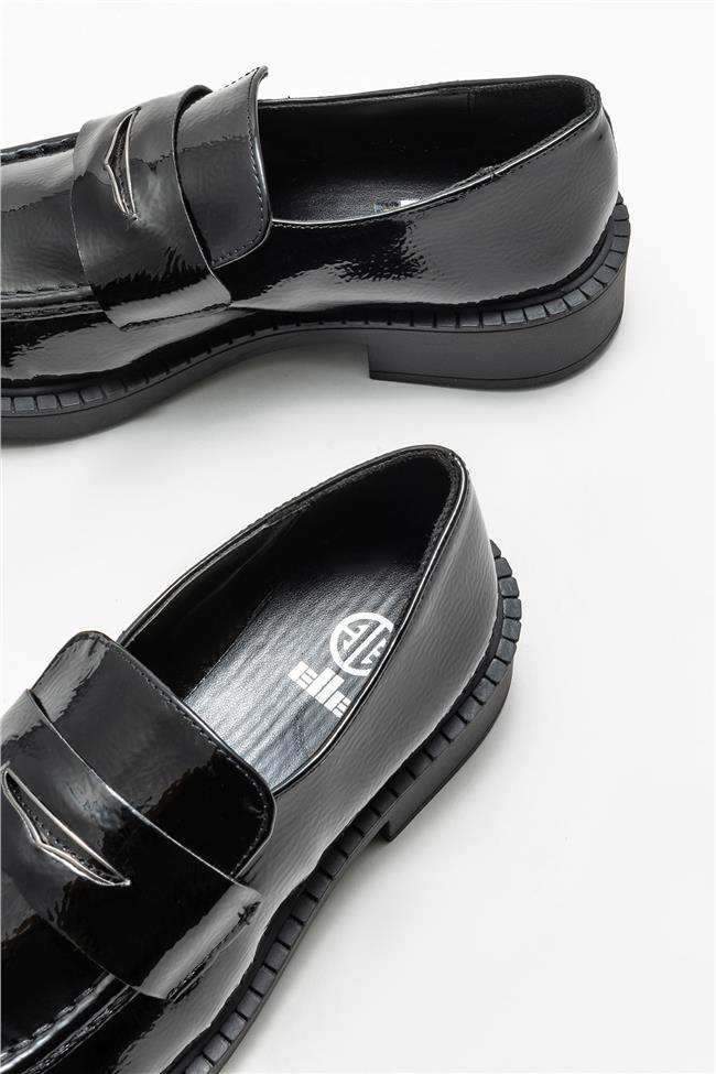 Siyah Kadın Günlük Loafer
