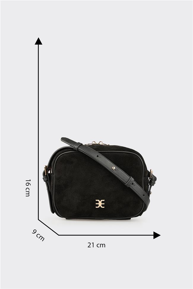 Siyah Kadın Küçük Çapraz Çanta