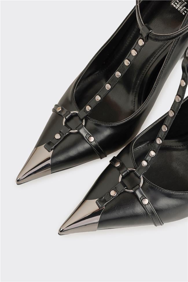 Siyah Kadın Topuklu Ayakkabı