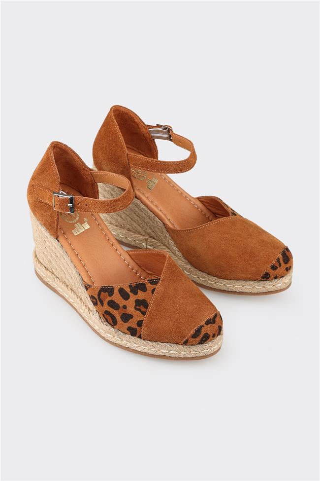 Taba Deri Kadın Espadril
            
                (EVGANIA-1-05)_1