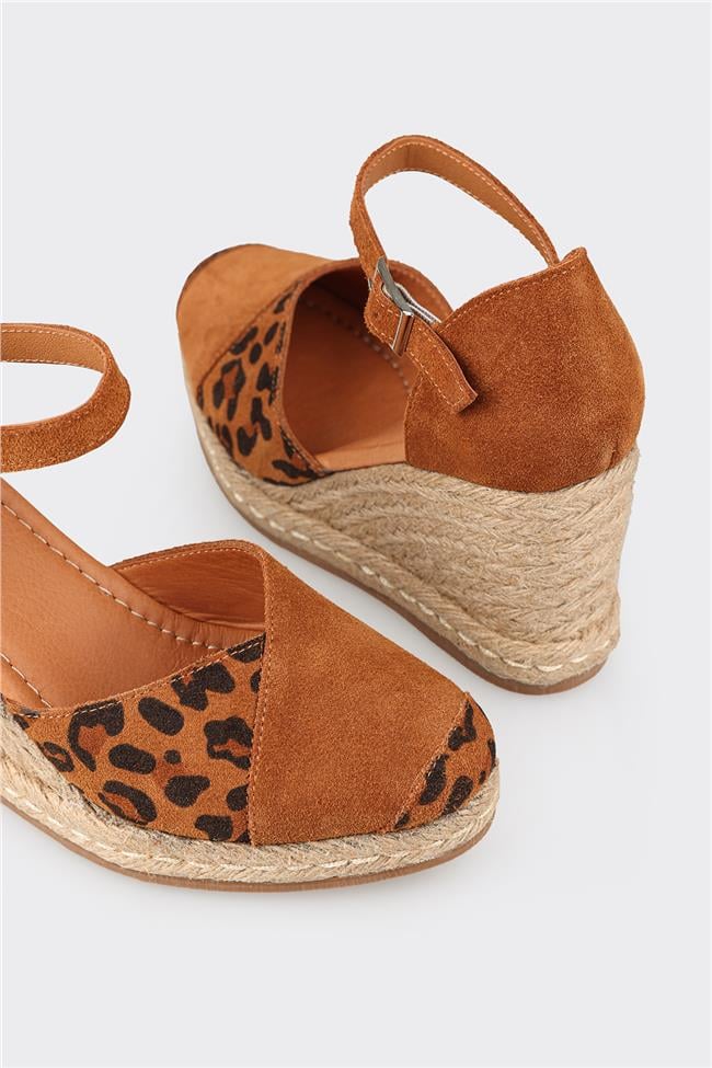 Taba Deri Kadın Espadril
            
                (EVGANIA-1-05)_3