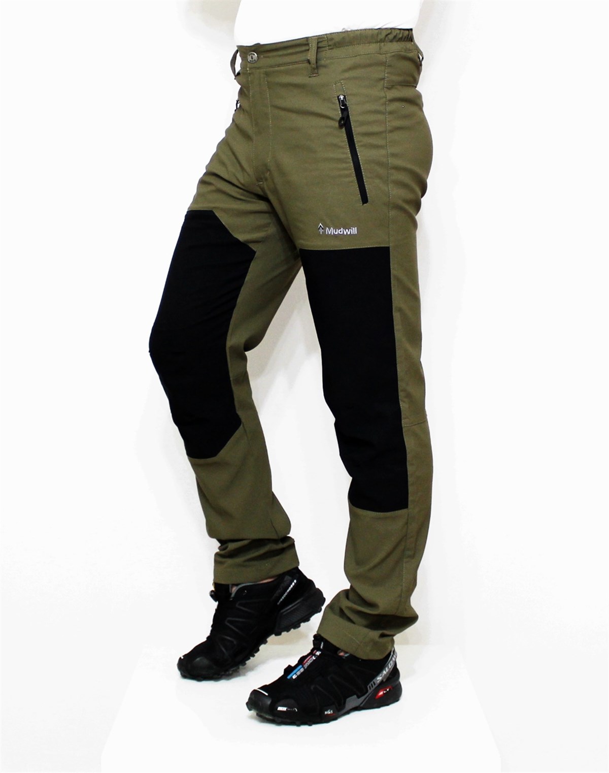 Mudwill Alpin Likralı Erkek Outdoor Pantolon-Haki Siyah