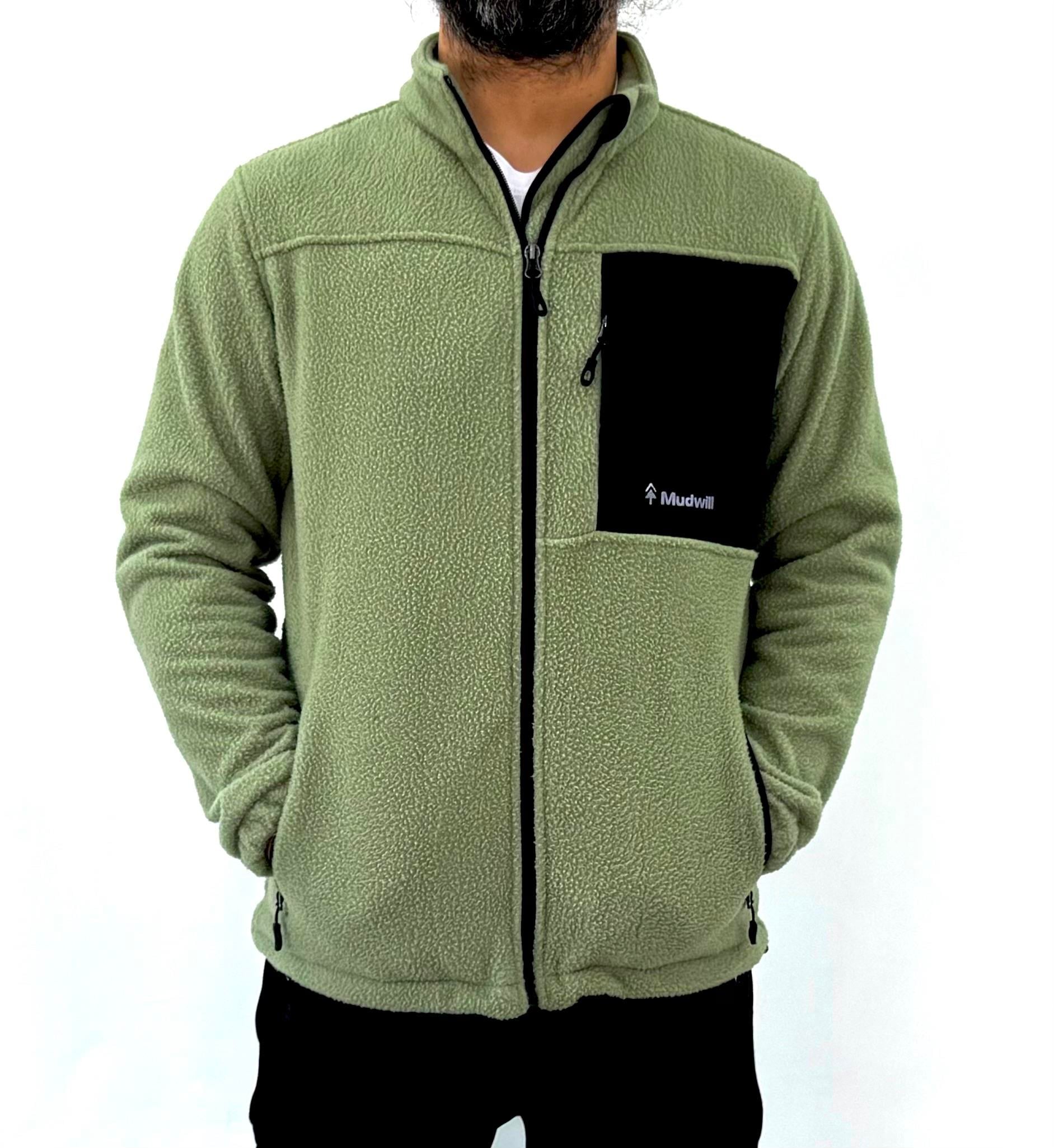 Mudwill Full Zip Sherpa Polar Ceket-Yeşil