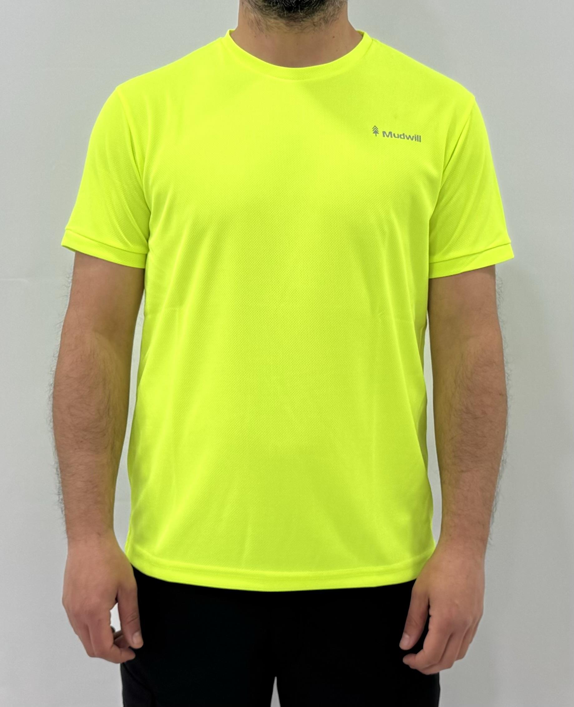 Mudwill Outdoor Dry Touch Spor T-Shirt-Neon Yeşil