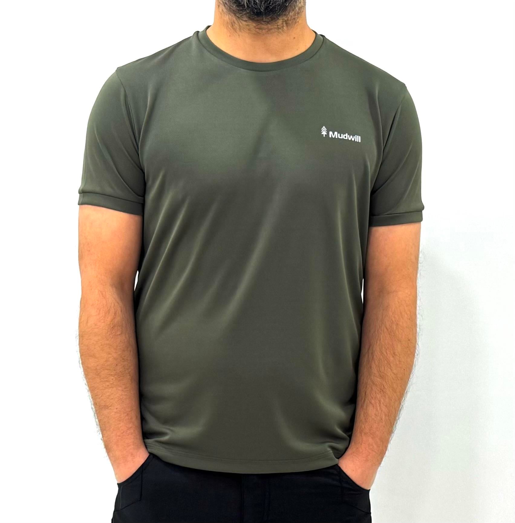Mudwill Outdoor Quickdry Spor T-Shirt-Haki