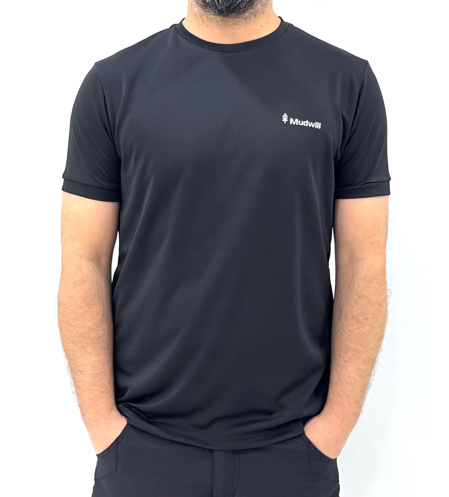 Mudwill Outdoor Quickdry Spor T-Shirt-Siyah