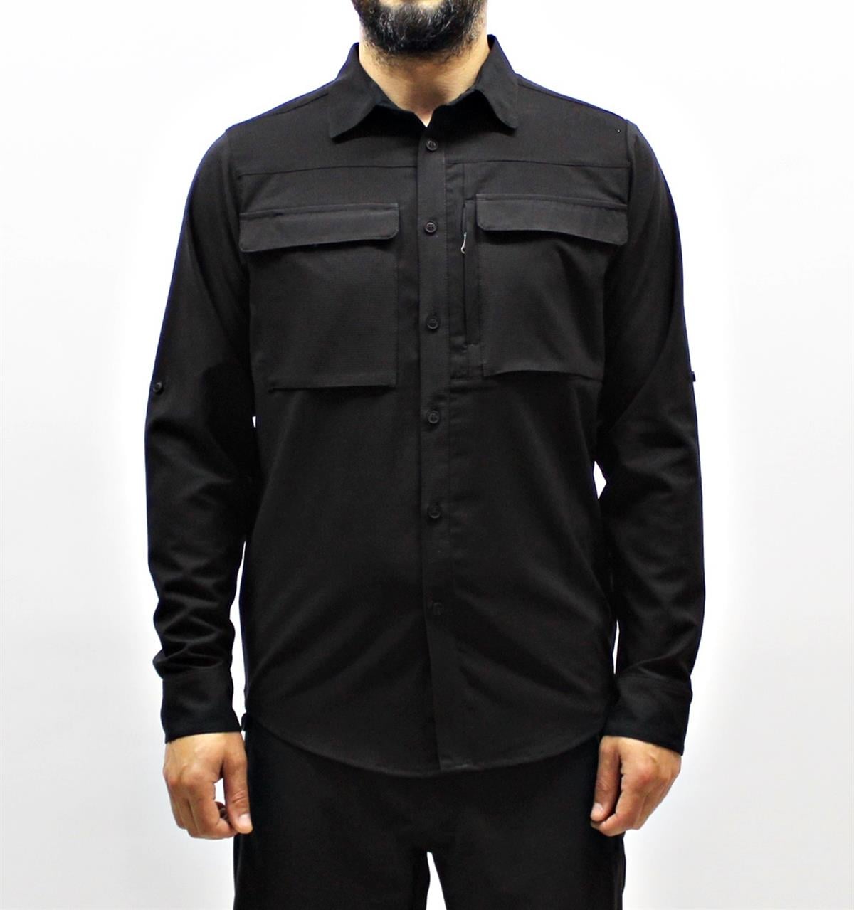 Mudwill Flex Taktik Gömlek-Siyah