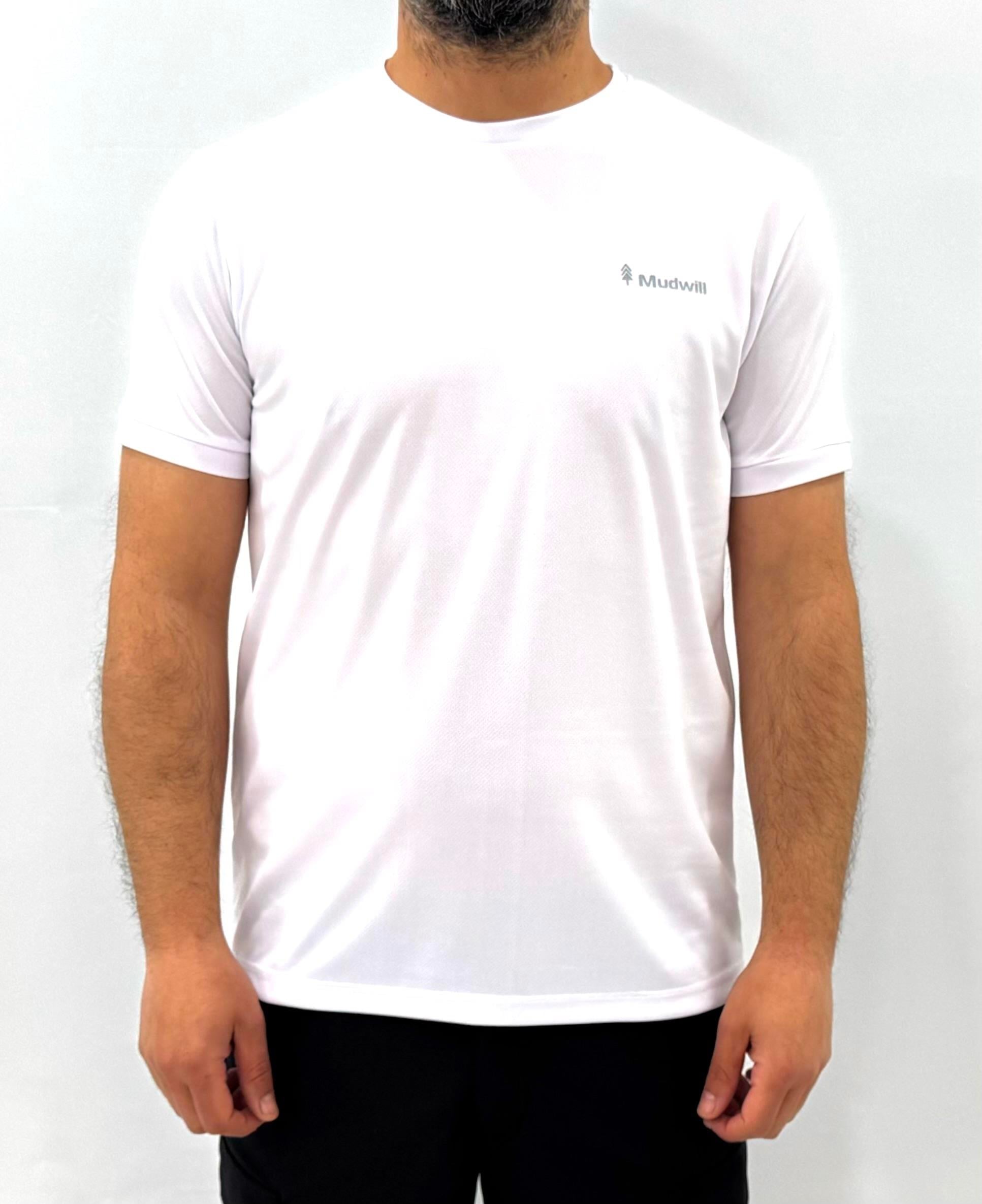 Mudwill Outdoor Dry Touch Spor T-Shirt-Beyaz