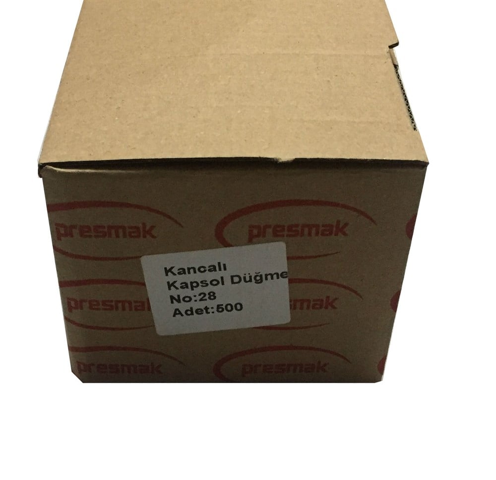 Presmak Kancalı Düğme Kapsülü 28 No
