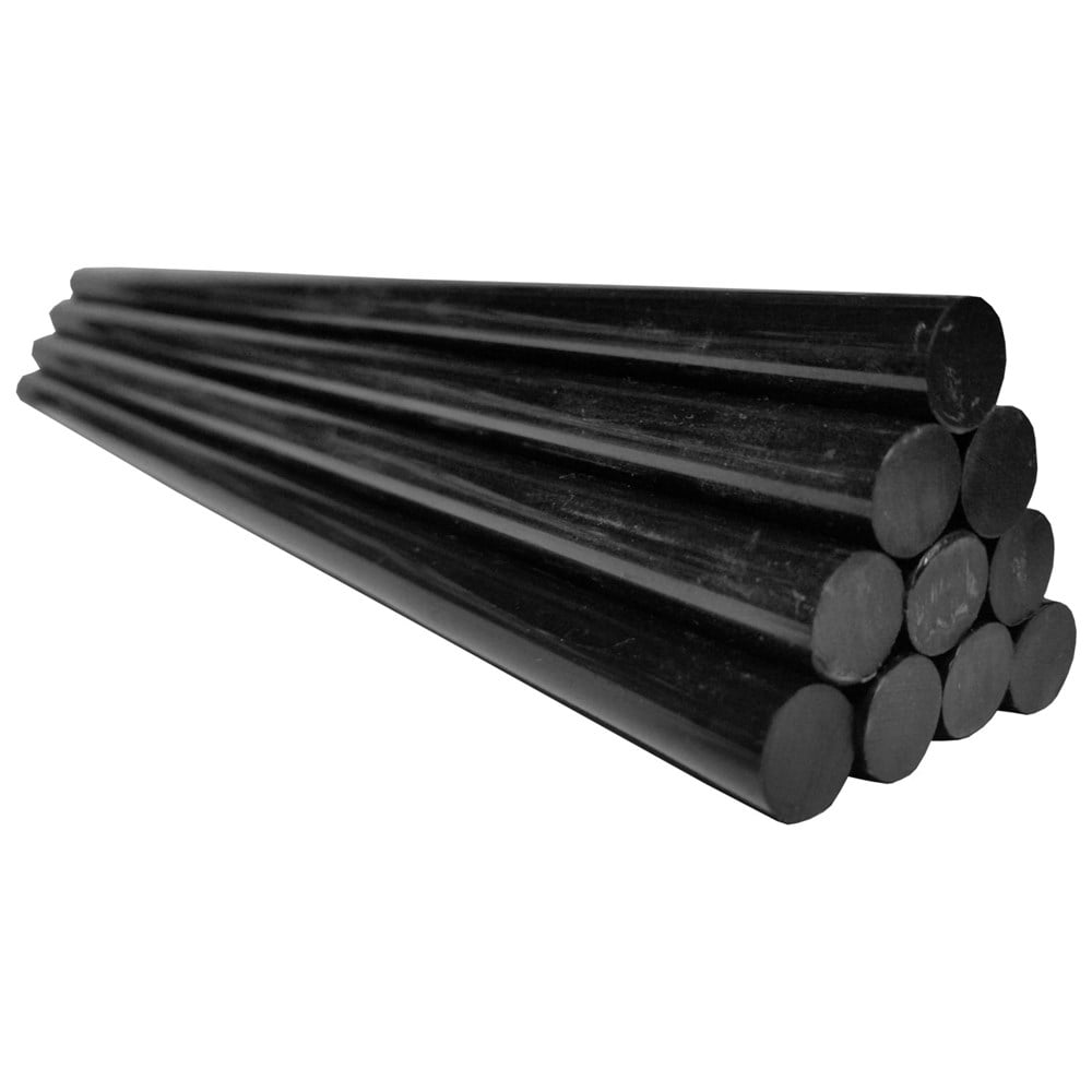 Siyah Renkli Çubuk Mum Silikon 12 mm x 300 mm