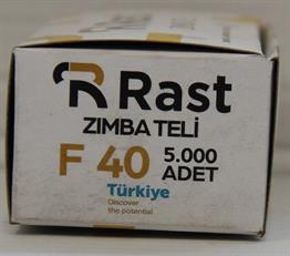 F-40 - J-40 RAST BRAD GA 1840 MİNİ BAŞLI ÇİVİ (5.000 AD1 KUTU)