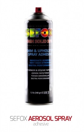 SEFOX AEROSOL SPREY SÜNGER YAPIŞTIRICISI