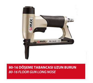 UMAX 80-16 DÖŞEME TABANCASI UZUN BURUN